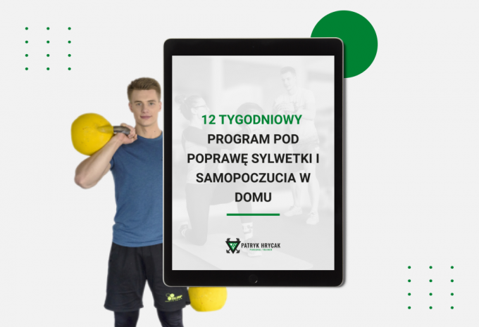 12 tygodniowy program pod poprawę sylwetki i samopoczucia (w domu) - plik PDF